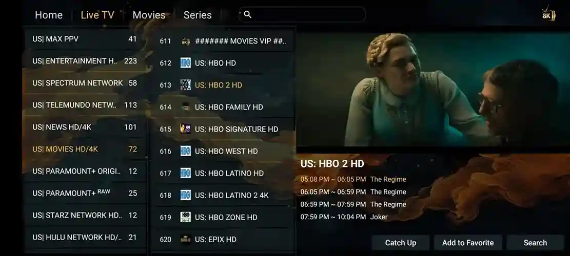 Preview 1 - Boxstream 4K Premium IPTV Subscription